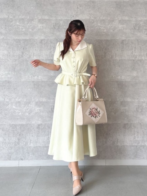 ローズ刺繍トートバッグ/ an another angelus アンアナザーアンジェラス an another angelus 【大人気