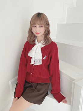 「ボウタイブラウス」｜F i.n.tさん（レディース・152cm）の秋コーディネート