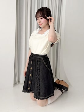 「F i.n.t（フィント）のアイテム（トップス）」を使った、F i.n.tさん（レディース・158cm）の夏コーディネート