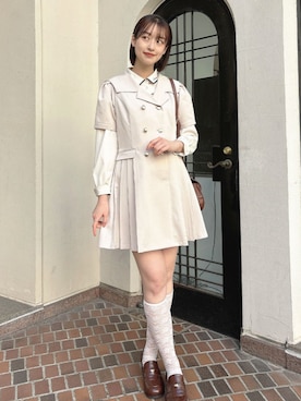 「F i.n.t（フィント）のアイテム（シューズ）」を使った、F i.n.tさん（レディース・165cm）の春コーディネート