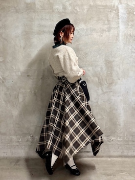 「アイテム（パンプス）」を使った、F i.n.tさん（レディース・150cm）の冬コーディネート