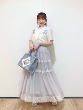 「イエベ春」｜「アイテム（グレー系）」を使った、F i.n.tさん（レディース・150cm）の夏コーディネート