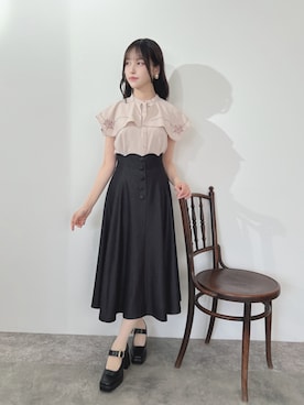 「刺繍」｜F i.n.tさん（レディース・157cm）の夏コーディネート