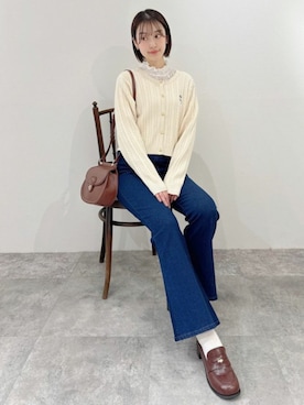 「F i.n.t（フィント）のアイテム」を使った、F i.n.tさん（レディース・165cm）の冬コーディネート