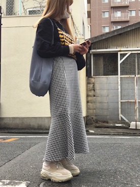 「WEGO（ウィゴー）のアイテム（シューズ）」を使った、🦋さん（レディース・155cm）の春コーディネート