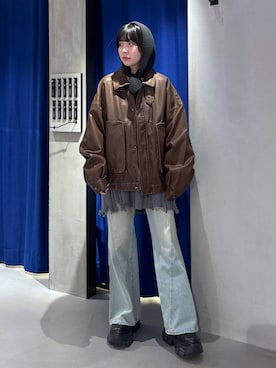 anninさん（レディース・152cm）の冬コーディネート