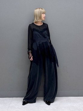 「PAGEBOY（ページボーイ）のアイテム（スウェットパンツ）」を使った、anninさん（レディース・152cm）の夏コーディネート