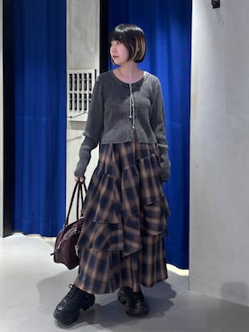 「アイテム（アクセサリー）」を使った、anninさん（レディース・152cm・30代）の秋コーディネート