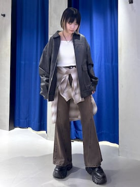 「アイテム（ブーツ）」を使った、anninさん（レディース・152cm・30代）の秋コーディネート
