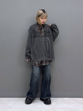 「PBLIM（ページボーイリム）のアイテム」を使った、anninさん（レディース・152cm）の秋コーディネート
