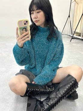 「PAGEBOY（ページボーイ）のアイテム（パンツ）」を使った、anninさん（レディース・152cm）の冬コーディネート