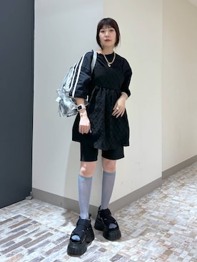 「PAGEBOY（ページボーイ）のアイテム（バッグ）」を使った、anninさん（レディース・152cm）の春コーディネート