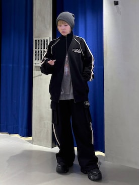 「PBLIM（ページボーイリム）のアイテム」を使った、anninさん（レディース・152cm）の冬コーディネート