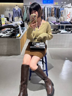 「アイテム（イエロー系）」を使った、anninさん（レディース・152cm・30代）の秋コーディネート