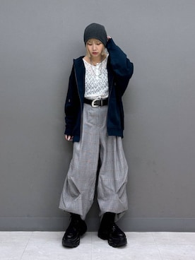 「PAGEBOY（ページボーイ）のアイテム」を使った、anninさん（レディース・152cm）の秋コーディネート