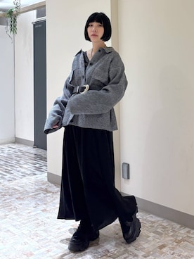 「アイテム（ブルゾン）」を使った、anninさん（レディース・152cm・30代）の秋コーディネート