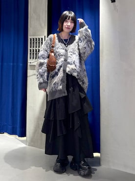 「アイテム（ネックレス）」を使った、anninさん（レディース・152cm・30代）の冬コーディネート