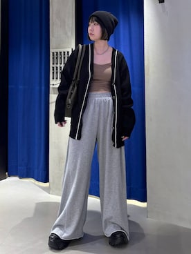「アイテム（ボストンバッグ）」を使った、anninさん（レディース・152cm・30代）の秋コーディネート