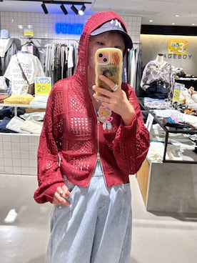 「PAGEBOY（ページボーイ）のアイテム（帽子）」を使った、anninさん（レディース・152cm）の春コーディネート