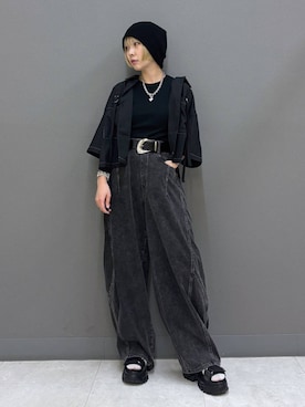 「PAGEBOY（ページボーイ）のアイテム（アクセサリー）」を使った、anninさん（レディース・152cm）の春コーディネート