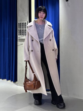 「アイテム（ネックレス）」を使った、anninさん（レディース・152cm・30代）の秋コーディネート