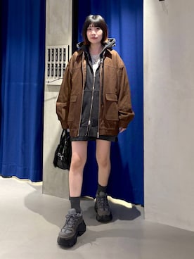 「アイテム（ネックレス）」を使った、anninさん（レディース・152cm・30代）の冬コーディネート