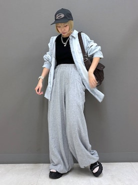 「PAGEBOY（ページボーイ）のアイテム（パンツ）」を使った、anninさん（レディース・152cm）の春コーディネート