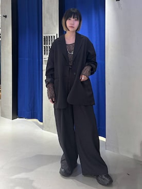 「アイテム（スラックス）」を使った、anninさん（レディース・152cm・30代）の秋コーディネート