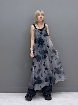 「PAGEBOY（ページボーイ）のアイテム（ワンピース）」を使った、anninさん（レディース・152cm）の夏コーディネート
