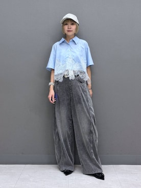 「PAGEBOY（ページボーイ）の【NEW ERA】9TWENTY（キャップ）」を使った、anninさん（レディース・152cm）の春コーディネート