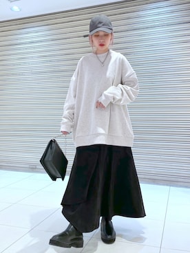 「PAGEBOY（ページボーイ）のチェーンスタッズショルダー（ショルダーバッグ）」を使った、anninさん（レディース・152cm）の秋コーディネート