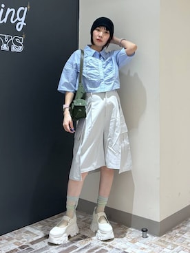 「PAGEBOY（ページボーイ）のアイテム（バッグ）」を使った、anninさん（レディース・152cm）の春コーディネート