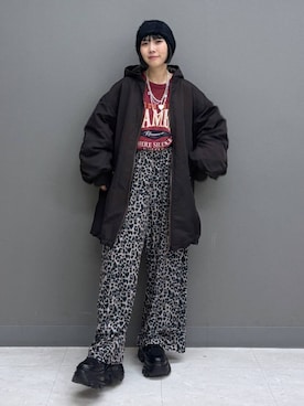 「アイテム（スウェット）」を使った、anninさん（レディース・152cm・30代）の秋コーディネート