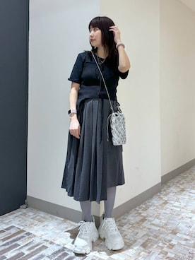 「PAGEBOY（ページボーイ）のアイテム（バッグ）」を使った、anninさん（レディース・152cm）の春コーディネート