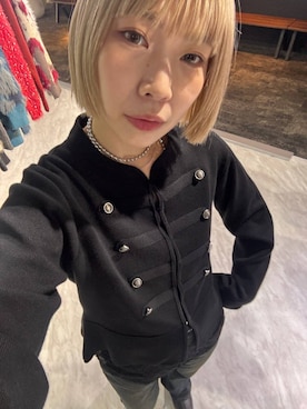 「PAGEBOY（ページボーイ）のアイテム（カーディガン/ボレロ）」を使った、anninさん（レディース・152cm）の秋コーディネート