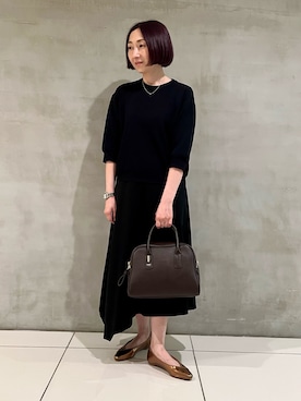 「アイテム（パンプス）」を使った、ナベさん（レディース・150cm）の夏コーディネート