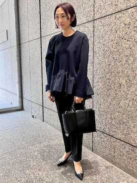 「qualite（カリテ）のアイテム」を使った、ナベさん（レディース・150cm）の冬コーディネート