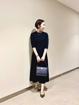 「最高パンプス」｜ナベさん（レディース・150cm）の夏コーディネート