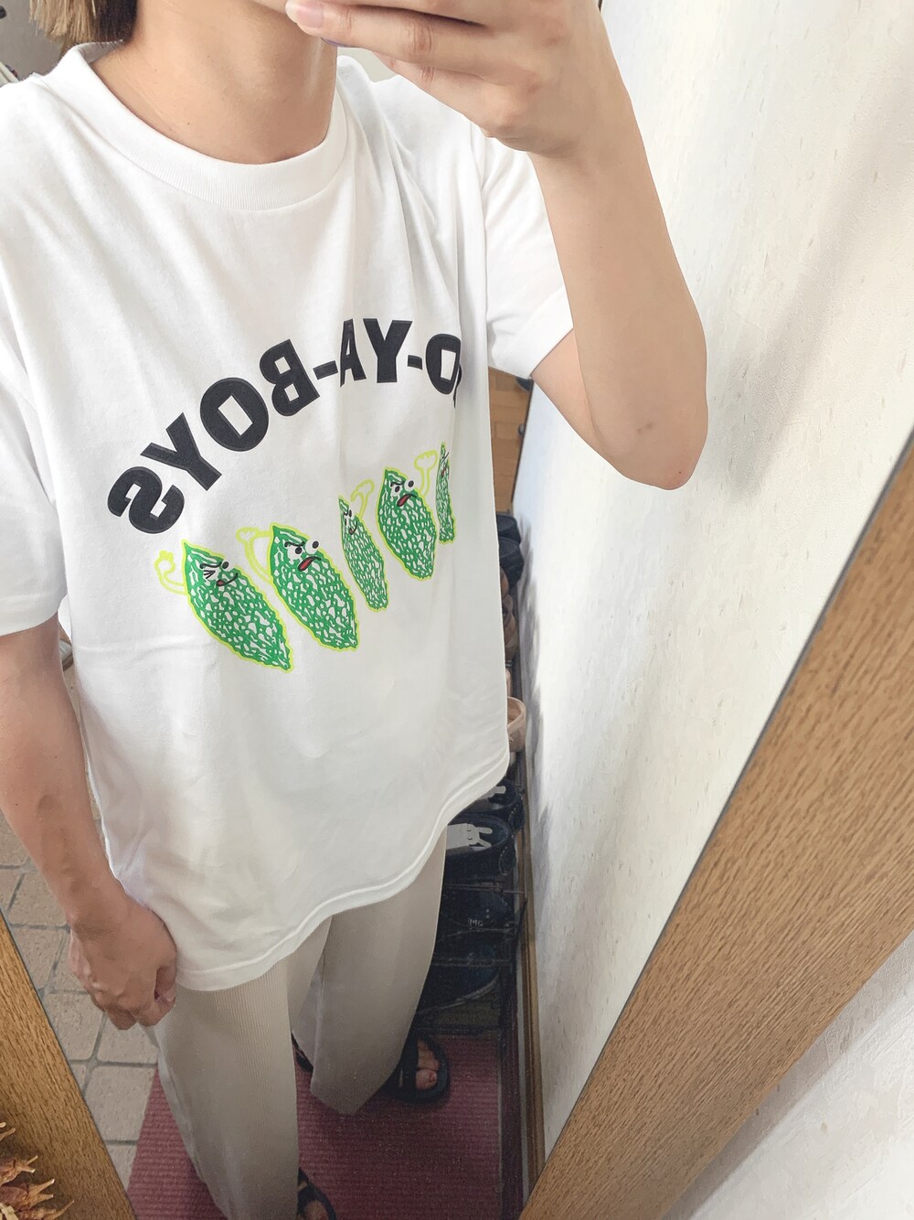 「夏コーデ、ゆるコーデ、おしゃれさんと繋がりたい、サンダル」｜「TevaのTeva　MIDFORM ARIVACA（サンダル、ブラック系）」を使った、みむさん（レディース・156cm）の夏コーディネートの1枚目の写真