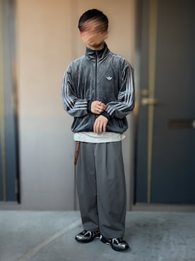 「アイテム（ウォレットチェーン）」を使った、おます@低身長(159cm)さん（メンズ・159cm）の秋コーディネート