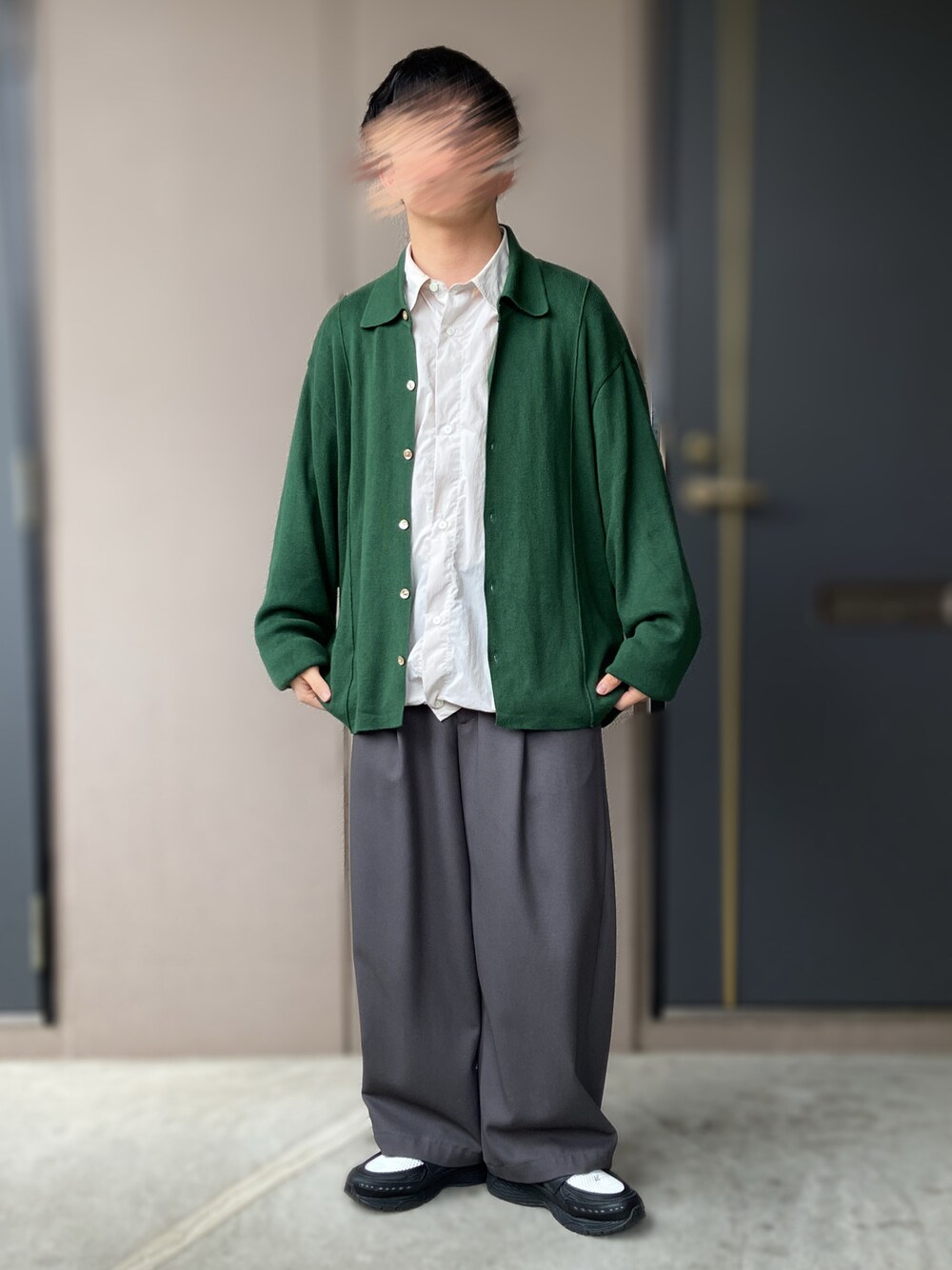 KAIKO（カイコー）の「KAIKO BOX KNIT SHIRT（カーディガン/ボレロ