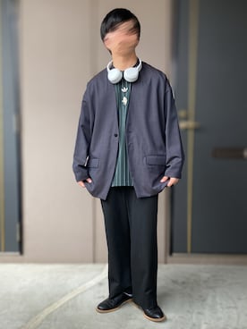 「アイテム（ジャケット/アウター）」を使った、おます@低身長(159cm)さん（メンズ・159cm）の秋コーディネート