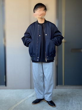 「Graphpaper（グラフペーパー）のアイテム」を使った、おます@低身長(159cm)さん（メンズ・159cm）の冬コーディネート