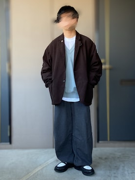 おます@低身長(159cm)さん（メンズ・159cm）の春コーディネート