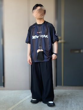 「LOTTO（ロット）のアイテム」を使った、おます@低身長(159cm)さん（メンズ・159cm）の夏コーディネート