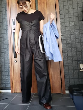 「JANESMITH（ジェーンスミス）のアイテム（オールインワン・サロペット）」を使った、☺S☺さん（レディース・157cm）の春コーディネート