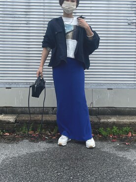 「Whim Gazette（ウィムガゼット）のアイテム（トップス）」を使った、Haru☆さん（レディース・153cm）の春コーディネート