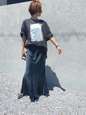 「notch.」｜「アイテム（バレエシューズ）」を使った、Haru☆さん（レディース・153cm）の春コーディネート