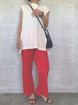 「RECTANGLE」｜Haru☆さん（レディース・153cm）の夏コーディネート