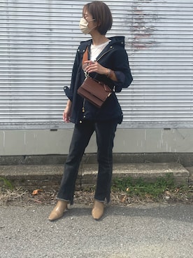 「EMMEL REFINES（エメルリファインズ）のアイテム」を使った、Haru☆さん（レディース・153cm）の春コーディネート